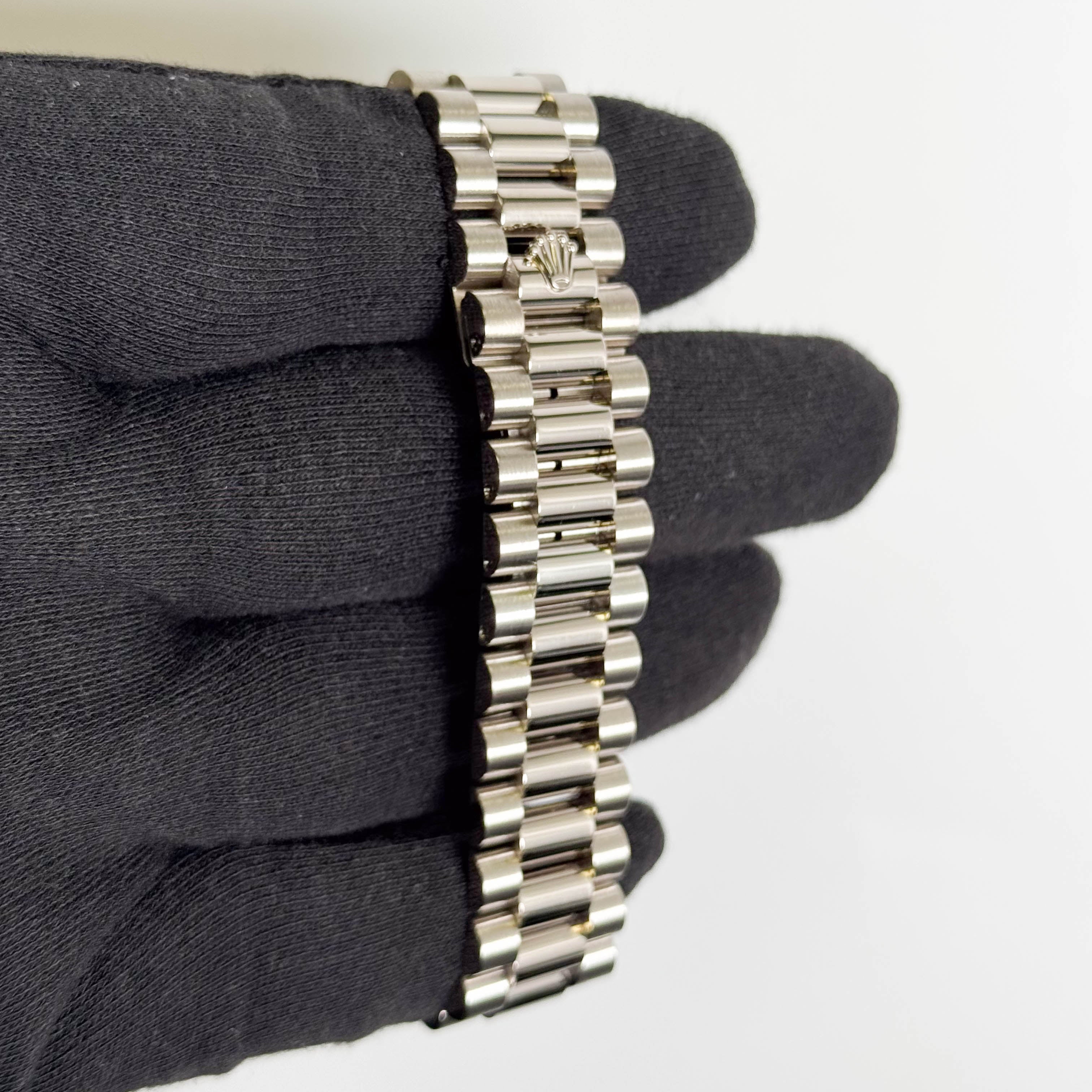 Rolex Day-Date 36mm Silver Dial Watch Ref# 118239