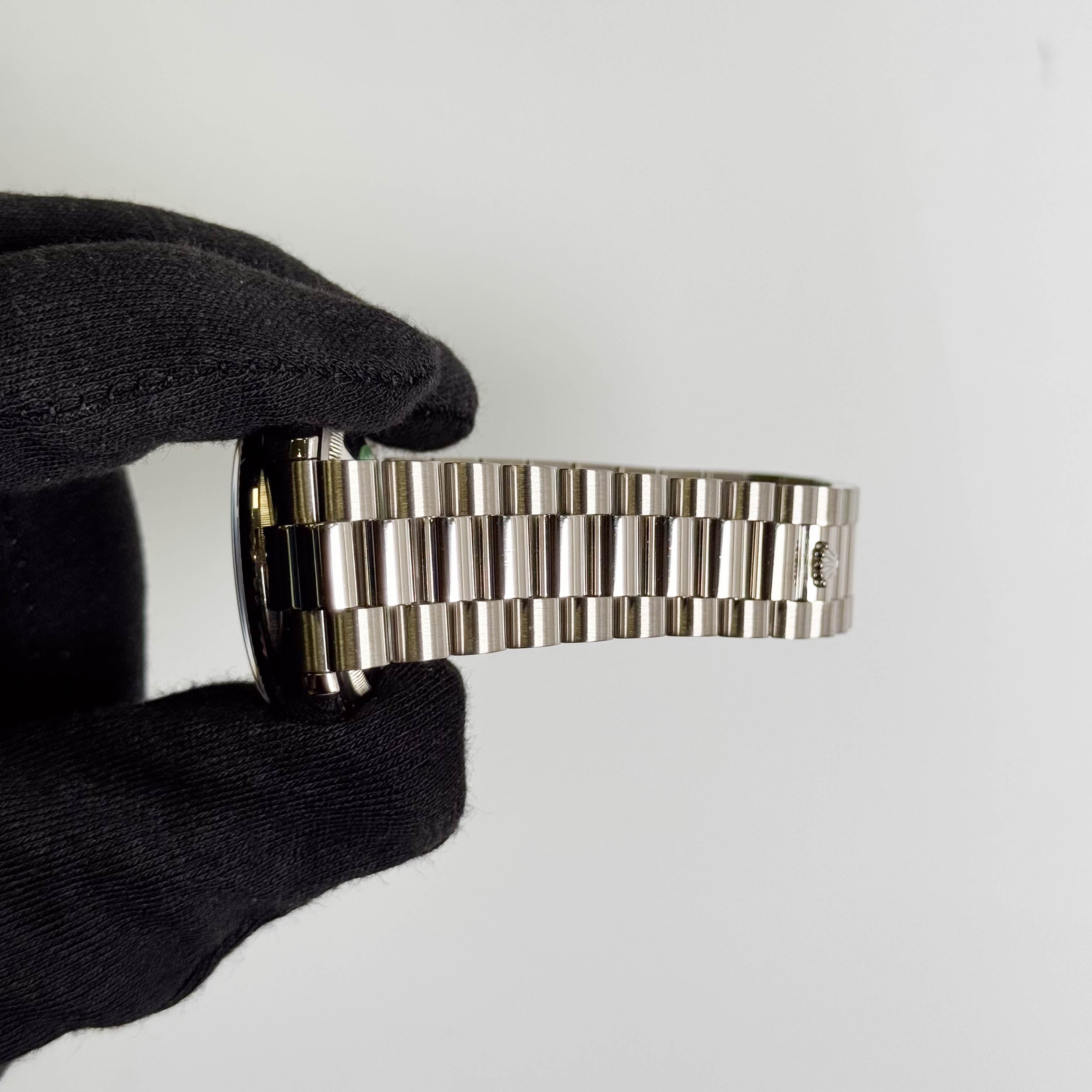 Rolex Day-Date 36mm Silver Dial Watch Ref# 118239