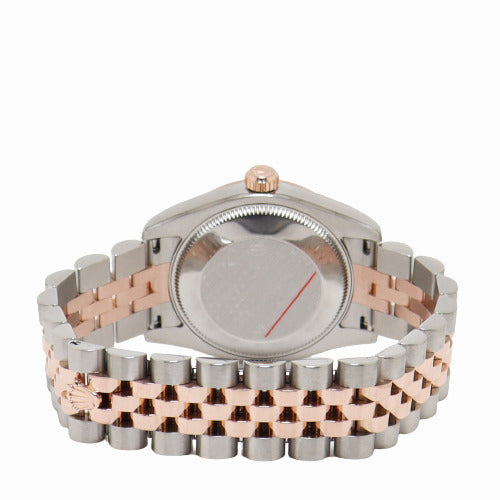 Rolex Ladies Datejust Everose & Stainless Steel 31mm Pink Stick Dial Watch Reference# 178271 - Happy Jewelers Fine Jewelry Lifetime Warranty