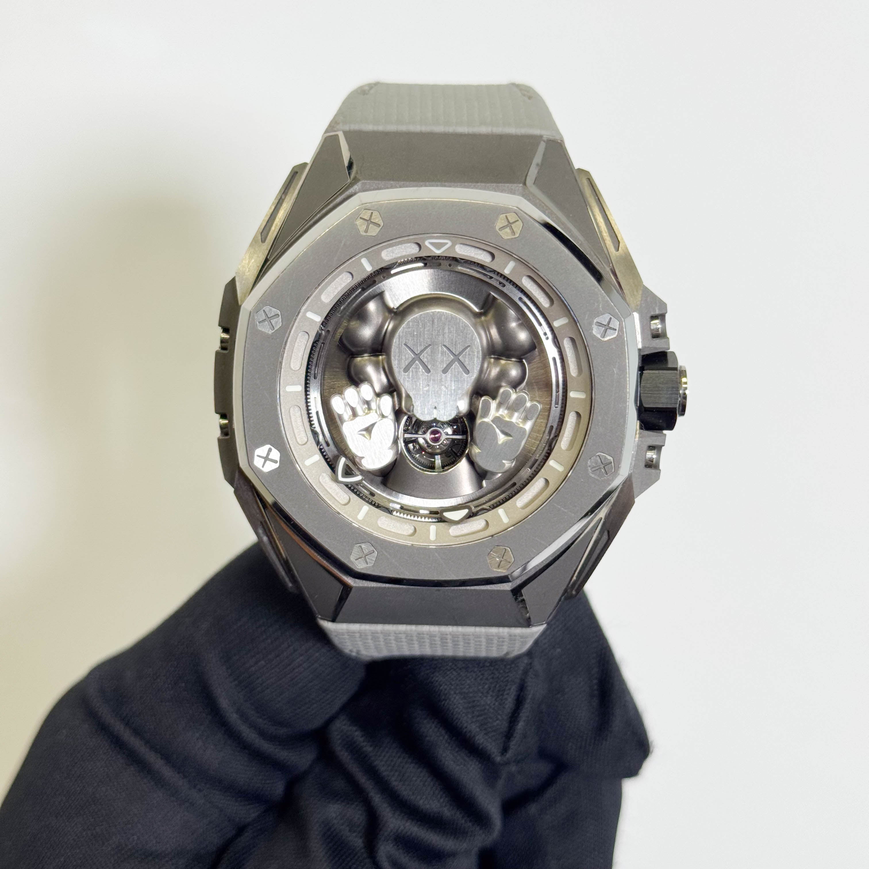 Audemars Piguet Concept 43mm Skeleton KAWS Dial Watch Ref# 26656TI.GG.D019VE.01 - Happy Jewelers Fine Jewelry Lifetime Warranty