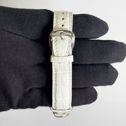 Franck Muller Cintrée Curvex 31 mm × 43 mm Silver Arabic Dial Watch Ref# 2852 SC RELIEF HJ