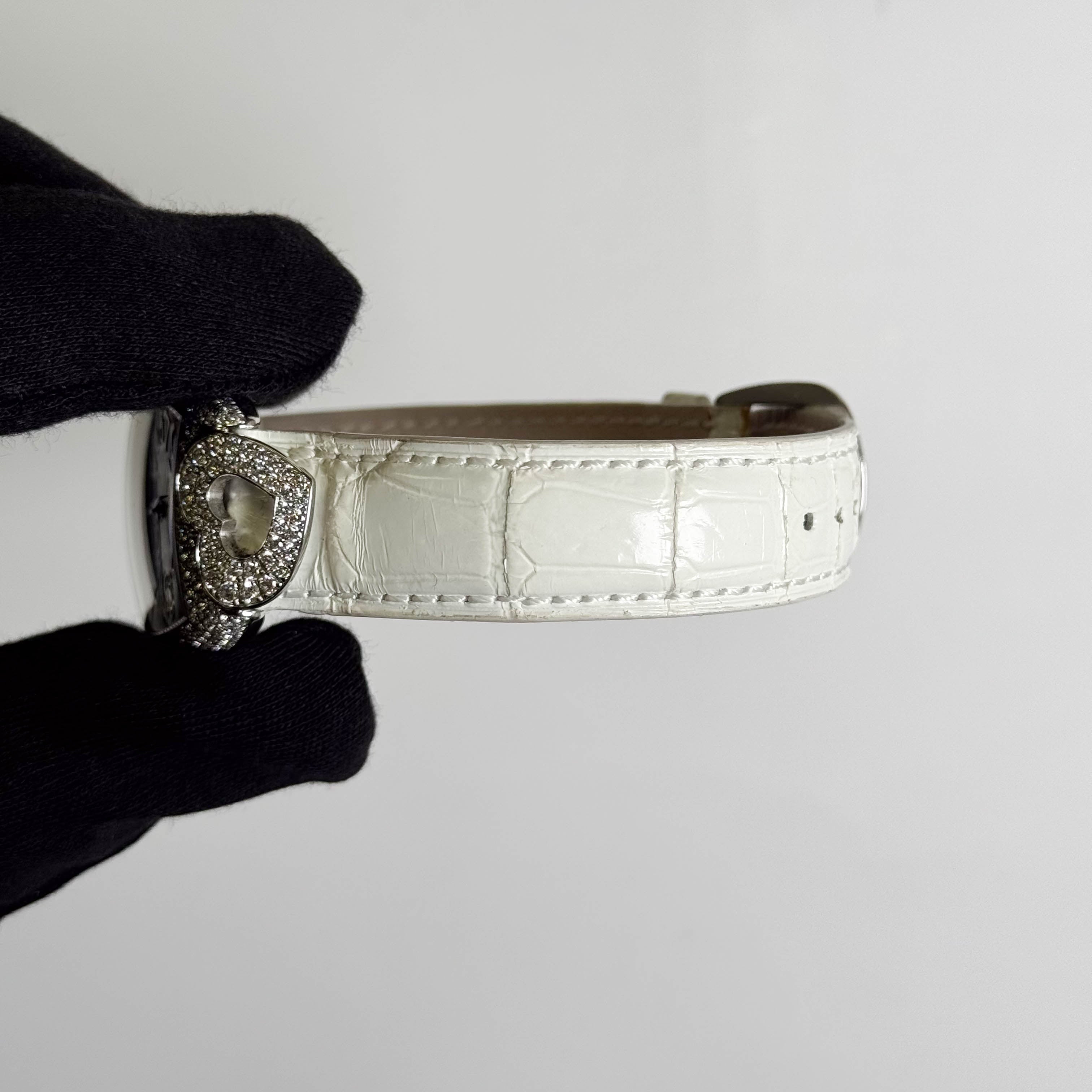 Franck Muller Cintrée Curvex 31 mm × 43 mm Silver Arabic Dial Watch Ref# 2852 SC RELIEF HJ