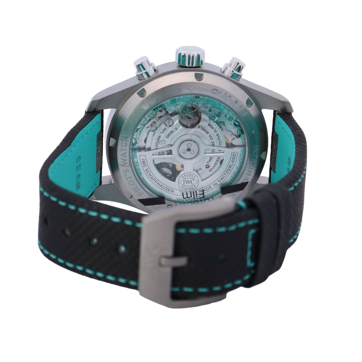 IWC Pilot Chronograph Titanium 41mm  Black Arabic Dial Watch Reference #  IW388108 - Happy Jewelers Fine Jewelry Lifetime Warranty