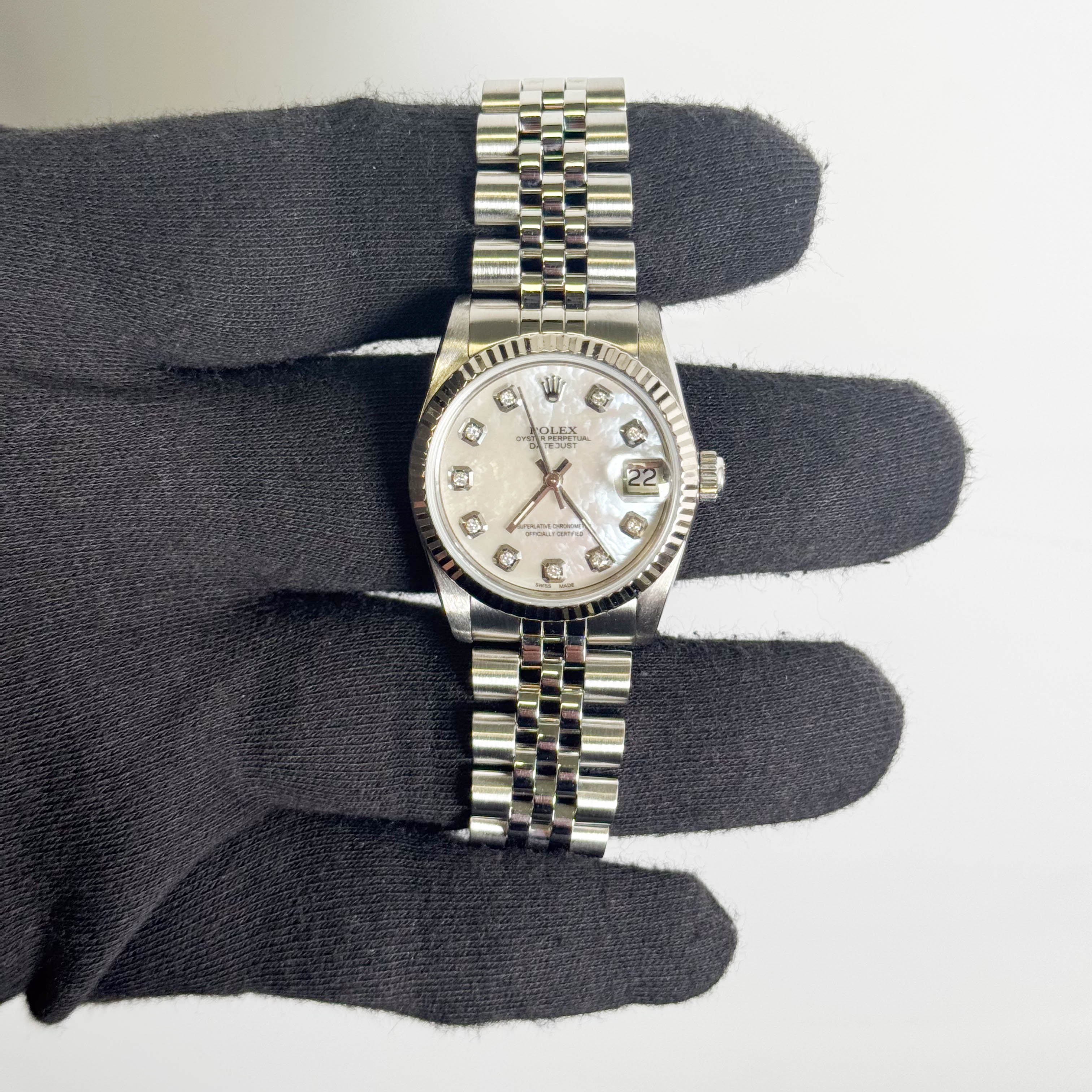 Rolex Datejust 31mm MOP Dial Watch Ref# 68274