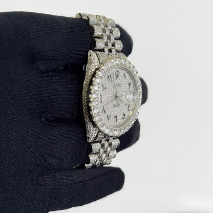 Rolex Datejust 36mm Pave Dial Watch Ref# 16014 - Happy Jewelers Fine Jewelry Lifetime Warranty