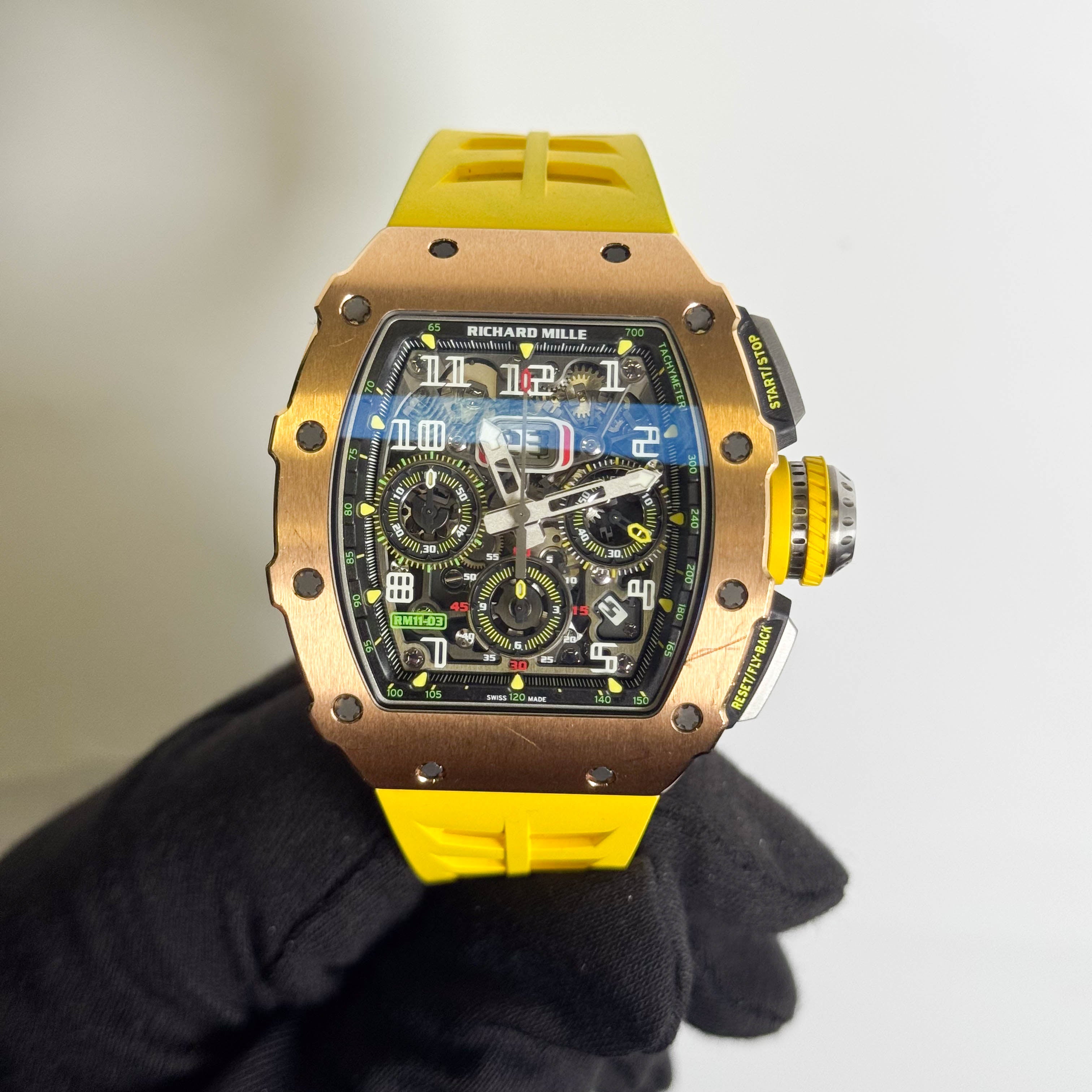 Richard Mille RM11-03 RG 45.50mm x 49.94mm Skeleton Dial Watch Ref# RM11-03 RG