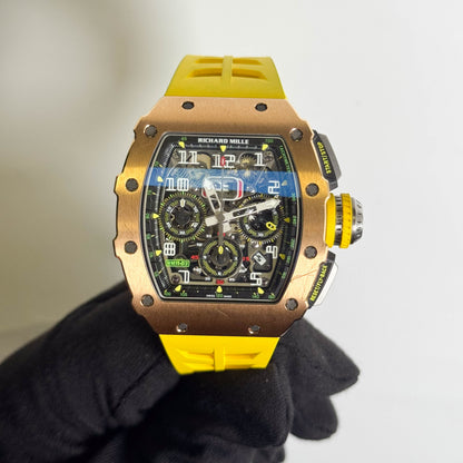 Richard Mille RM11-03 RG 45.50mm x 49.94mm Skeleton Dial Watch Ref# RM11-03 RG