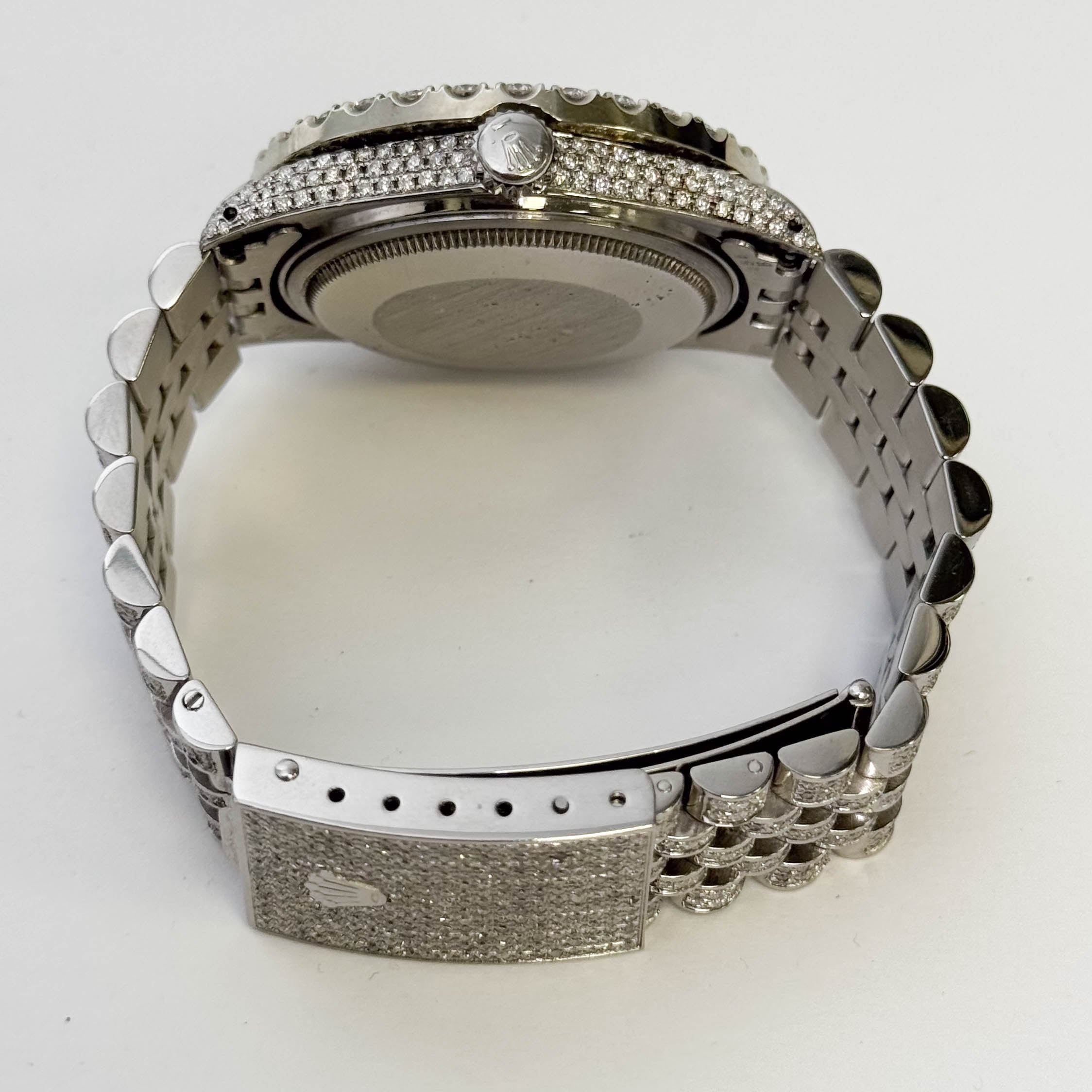 Rolex Datejust 36mm Pave Dial Watch Ref# 16014 - Happy Jewelers Fine Jewelry Lifetime Warranty