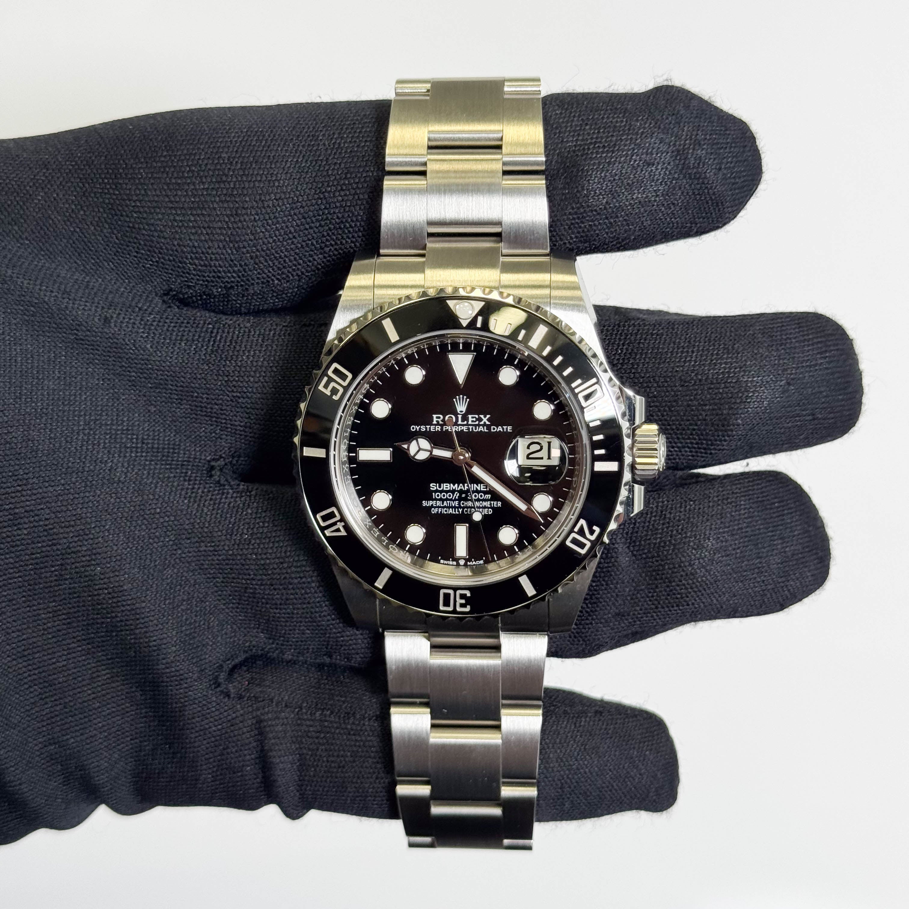 Rolex Submariner 41mm Black Dial Watch Ref# 126610LN - Happy Jewelers Fine Jewelry Lifetime Warranty