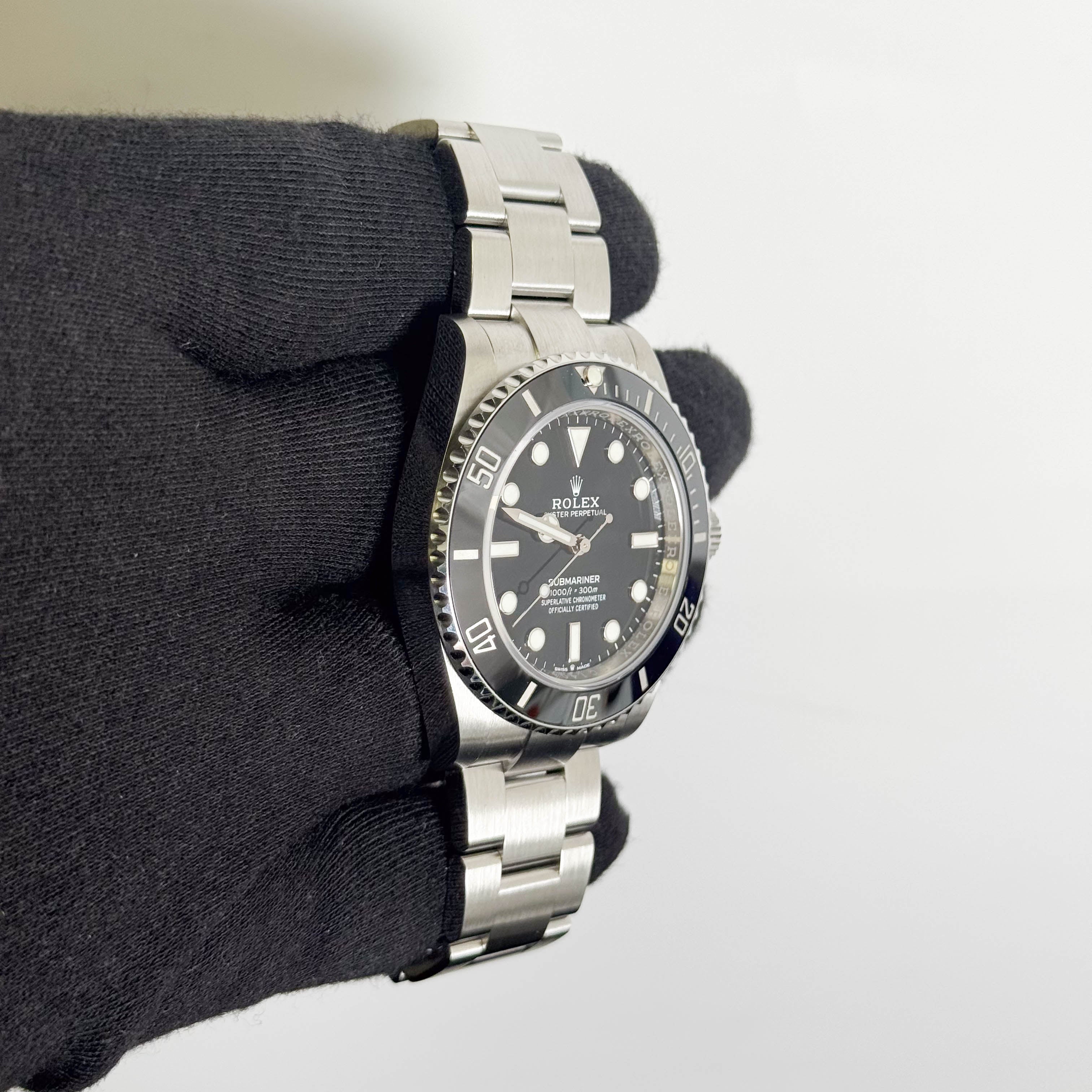 Rolex Submariner 41mm Black Dial Watch Ref# 124060
