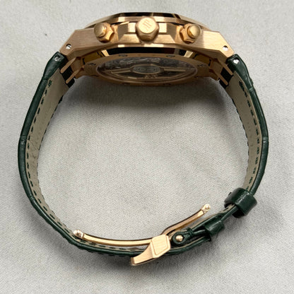 Audemars Piguet Royal Oak 41mm Green Dial Watch Ref# 26240OR.OO.D404CR.01 - Happy Jewelers Fine Jewelry Lifetime Warranty