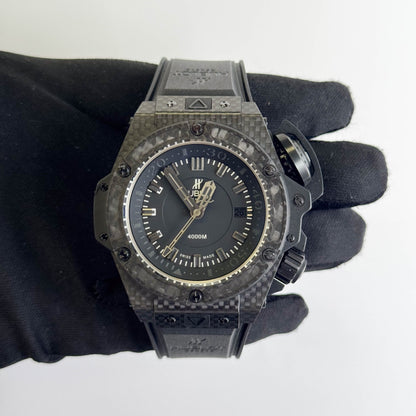 Hublot King Power 48mm Black Dial Watch Ref# 731.QX.1140.RX - Happy Jewelers Fine Jewelry Lifetime Warranty