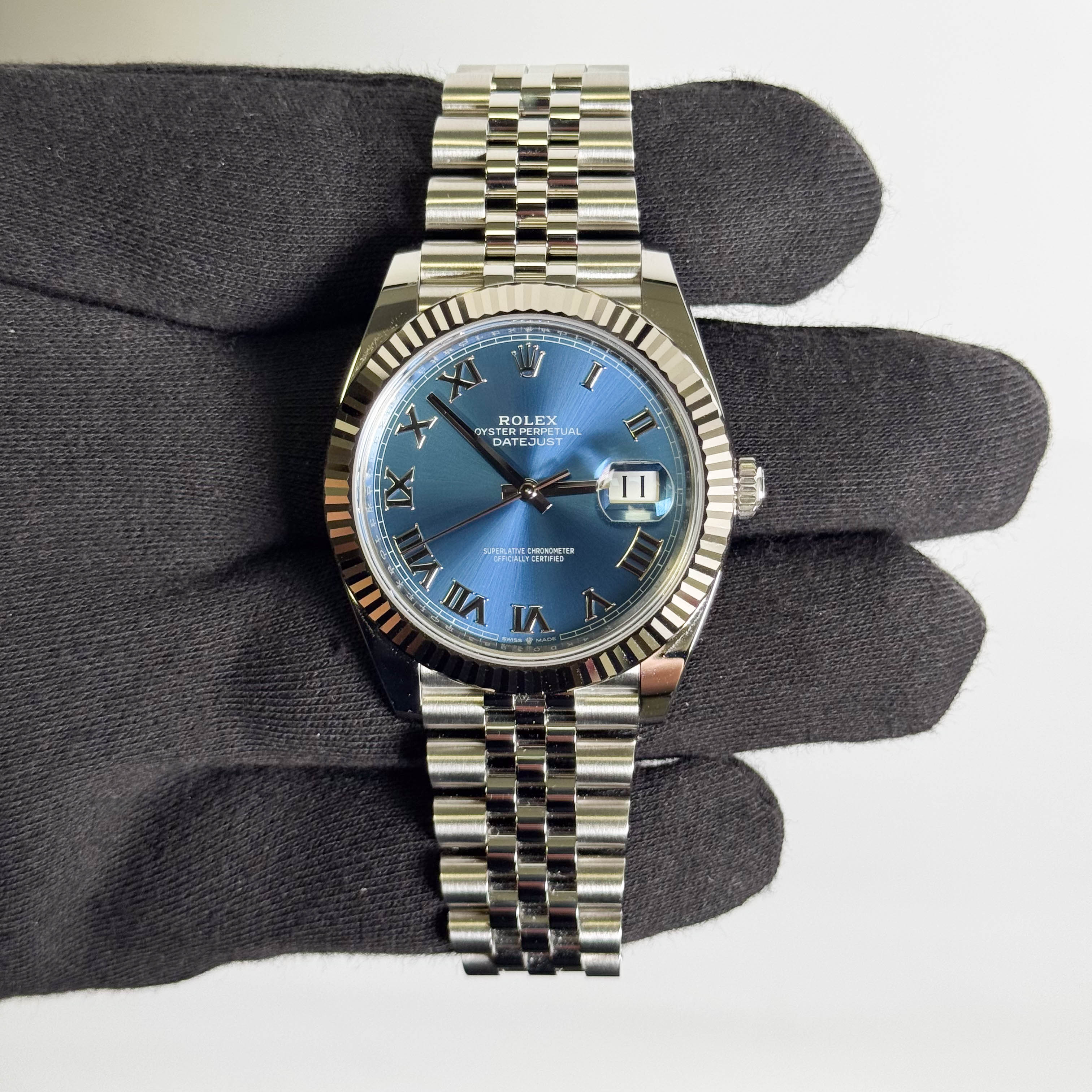 Rolex Datejust 41mm White Dial Watch Ref# 126334