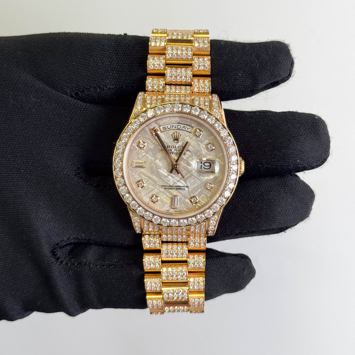 Rolex Day-Date 36mm Meteorite Dial Watch Ref# 118235 - Happy Jewelers Fine Jewelry Lifetime Warranty