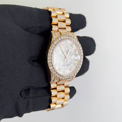 Rolex Day-Date 36mm Meteorite Dial Watch Ref# 118235 - Happy Jewelers Fine Jewelry Lifetime Warranty
