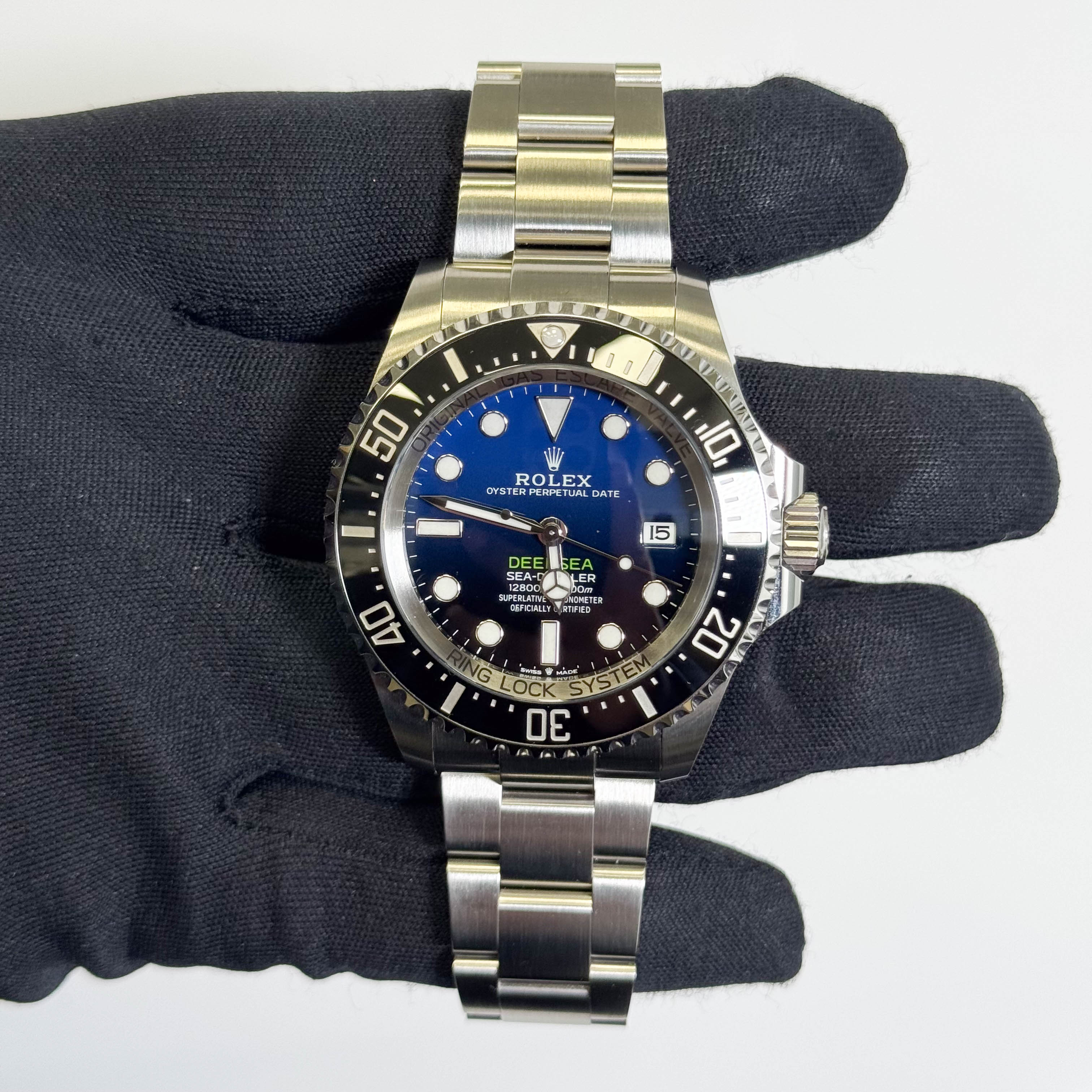 Rolex Sea-Dweller 44mm Black/Blue Dial Watch Ref# 136660 - Happy Jewelers Fine Jewelry Lifetime Warranty