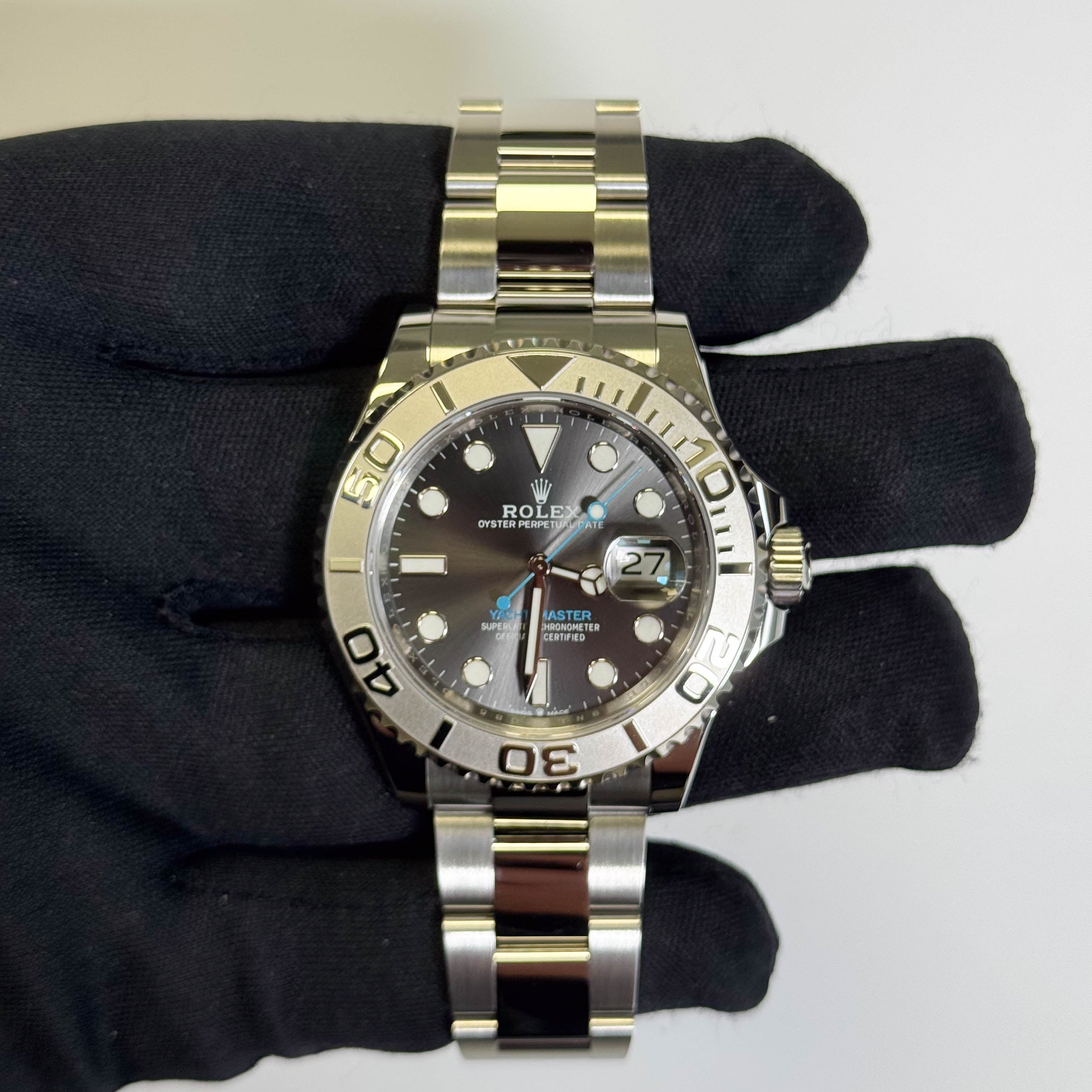 Rolex Yacht-Master 40mm Rhodium Dial Watch Ref# 126622