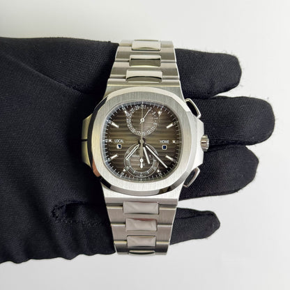 Patek Philippe Nautilus 40.5mm Grey Dial Watch Ref# 5990/1A-001 - Happy Jewelers Fine Jewelry Lifetime Warranty