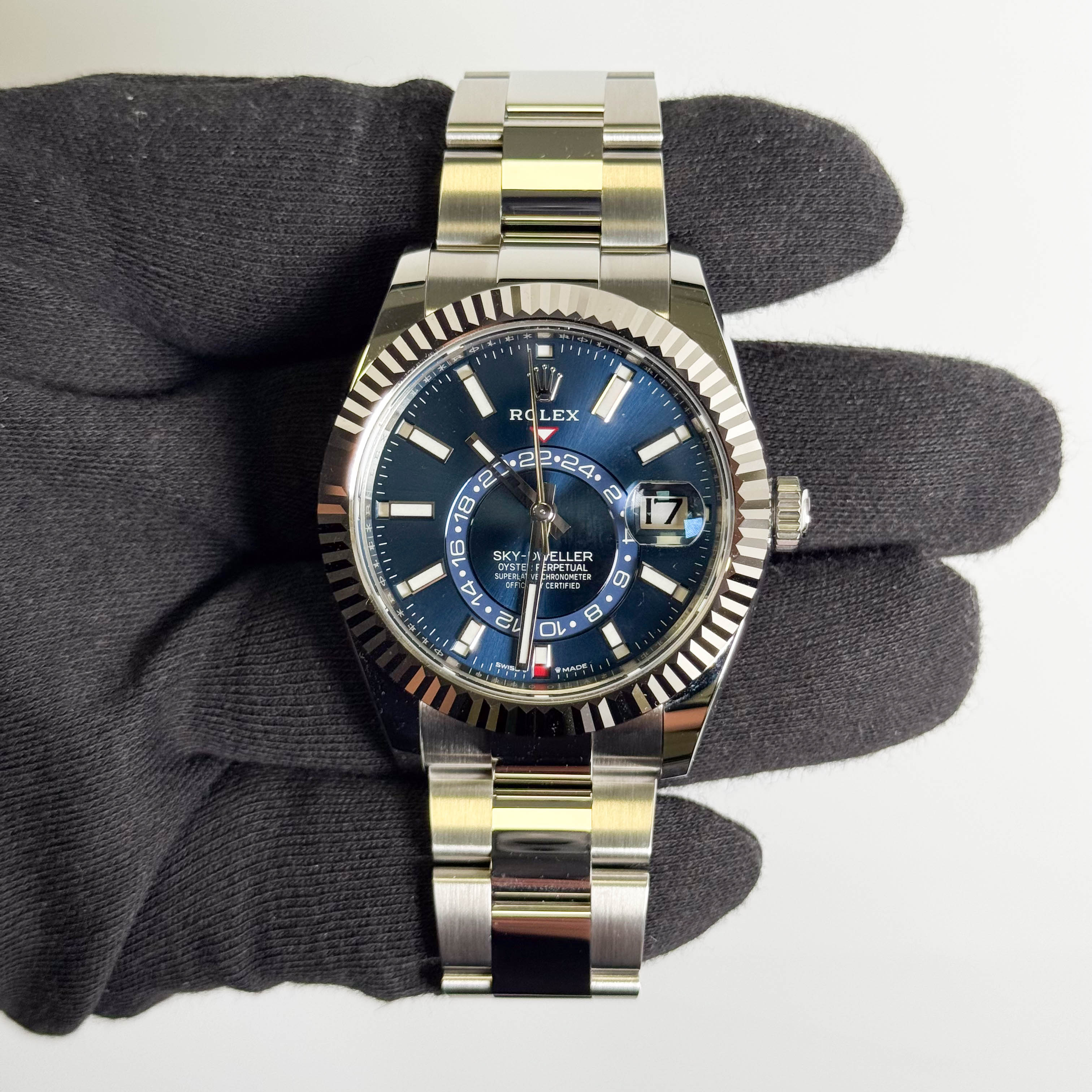 Rolex Sky-Dweller 42mm Blue Dial Watch Ref# 336934