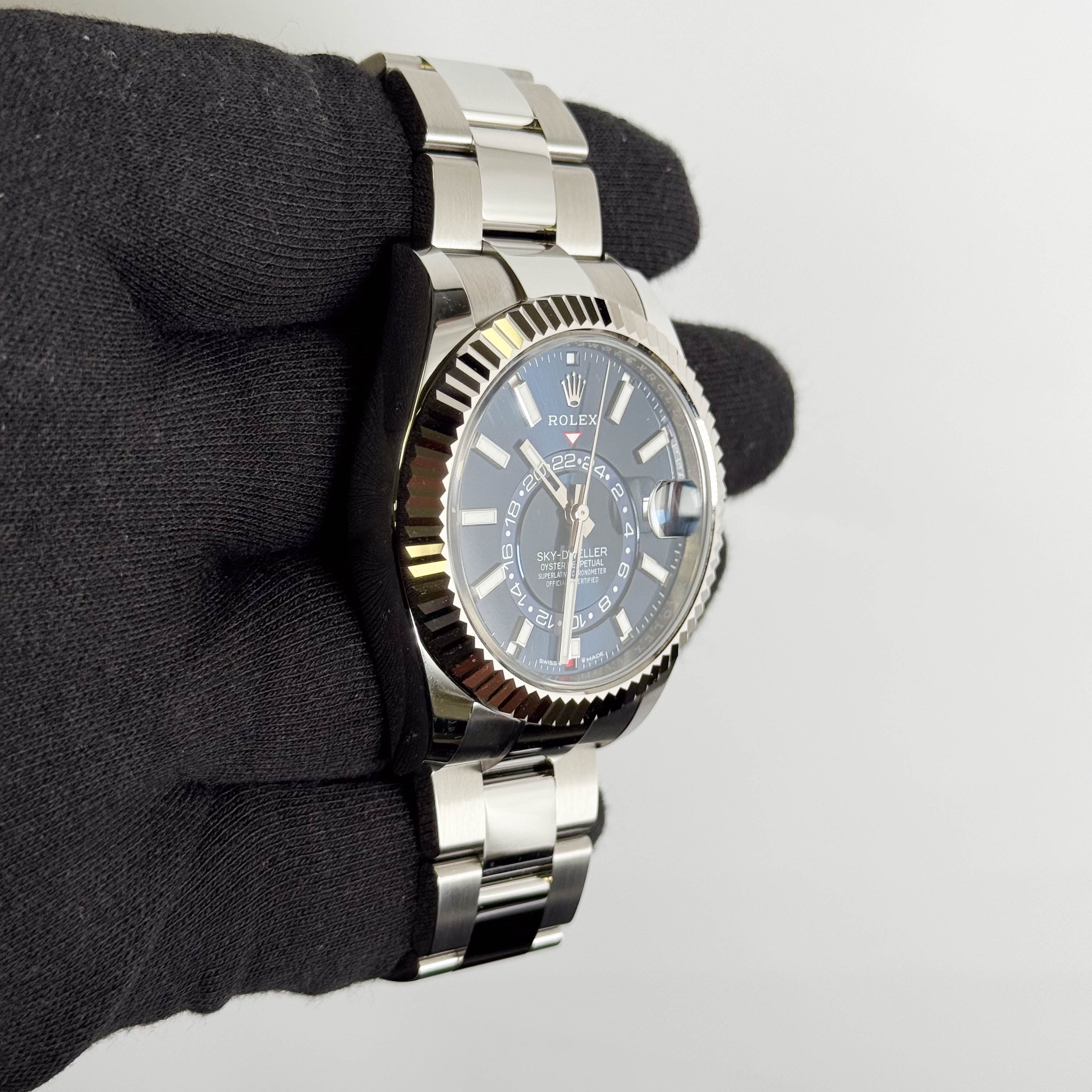 Rolex Sky-Dweller 42mm Blue Dial Watch Ref# 336934