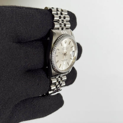 Rolex Datejust 36mm Silver Dial Watch Ref# 16220