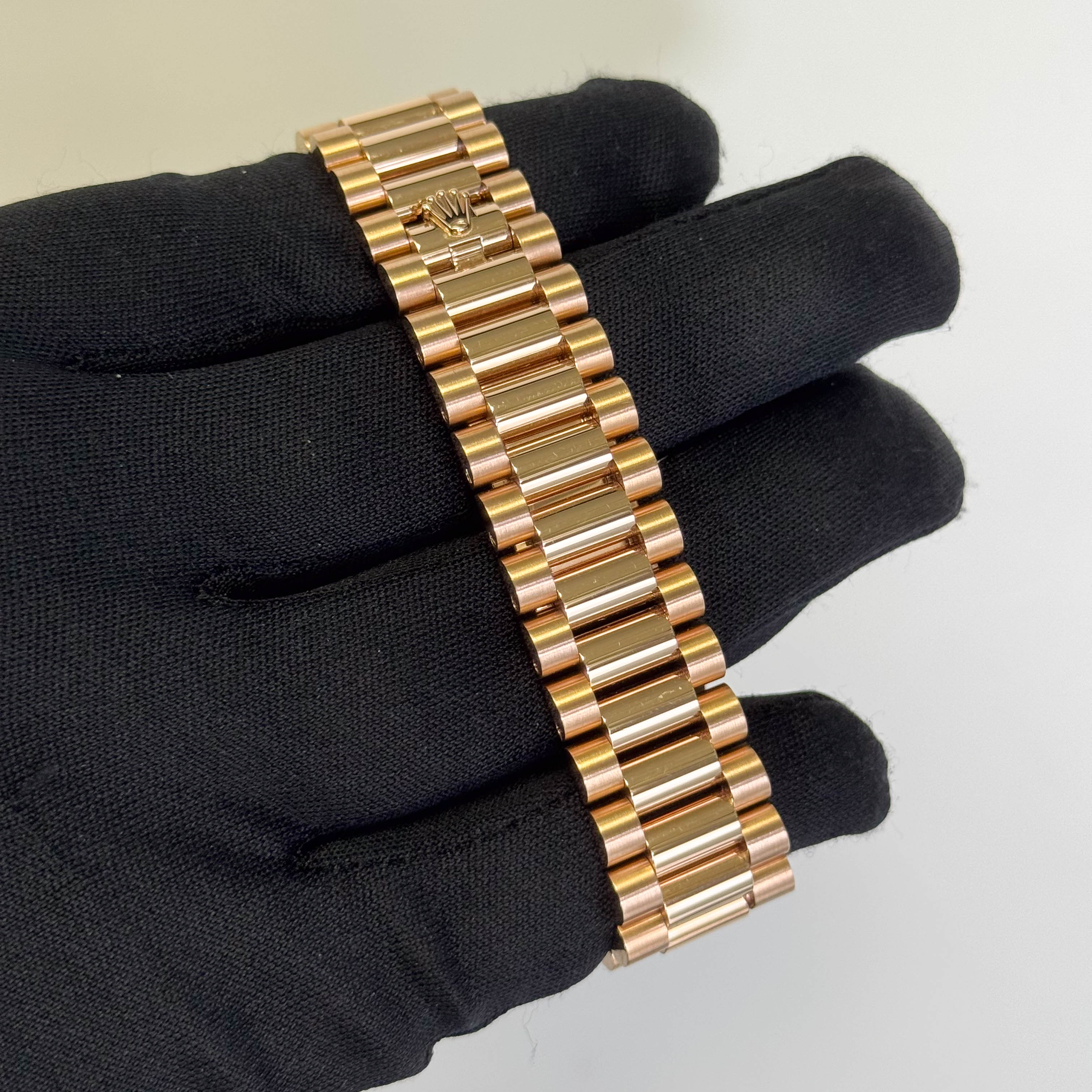 Rolex Day-Date 36mm Eisenkiesel Diamond Roman Dial Watch Ref# 128235