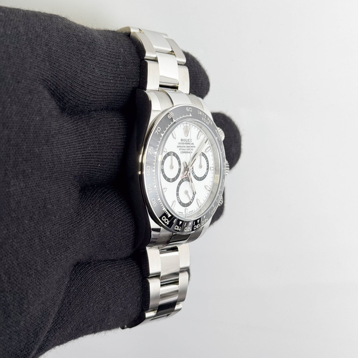 Rolex Daytona 40mm White Dial Watch Ref# 126500LN