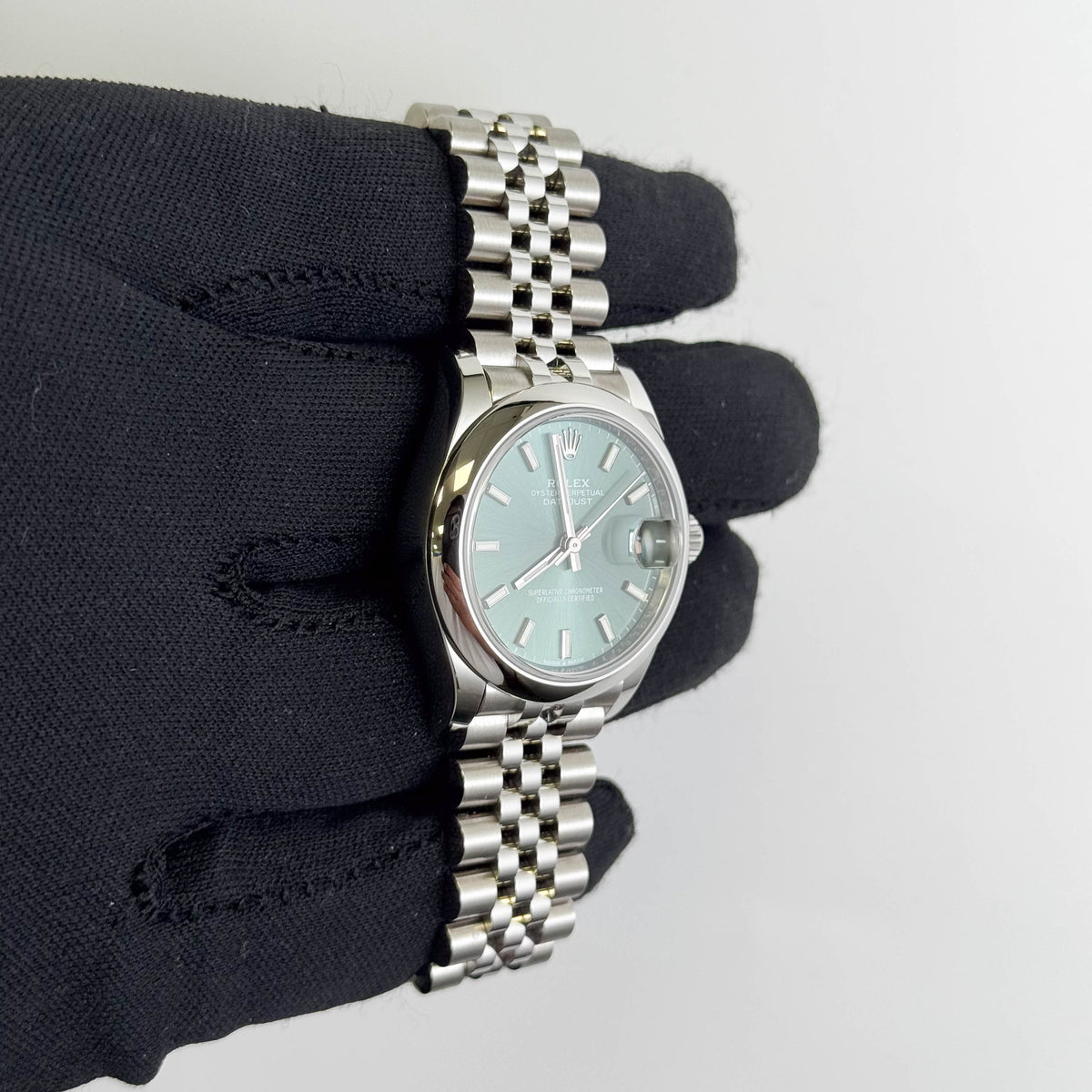 Rolex Datejust 31mm Mint Green Dial Watch Ref# 278240 - Happy Jewelers Fine Jewelry Lifetime Warranty