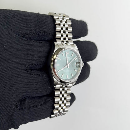 Rolex Datejust 31mm Mint Green Dial Watch Ref# 278240 - Happy Jewelers Fine Jewelry Lifetime Warranty