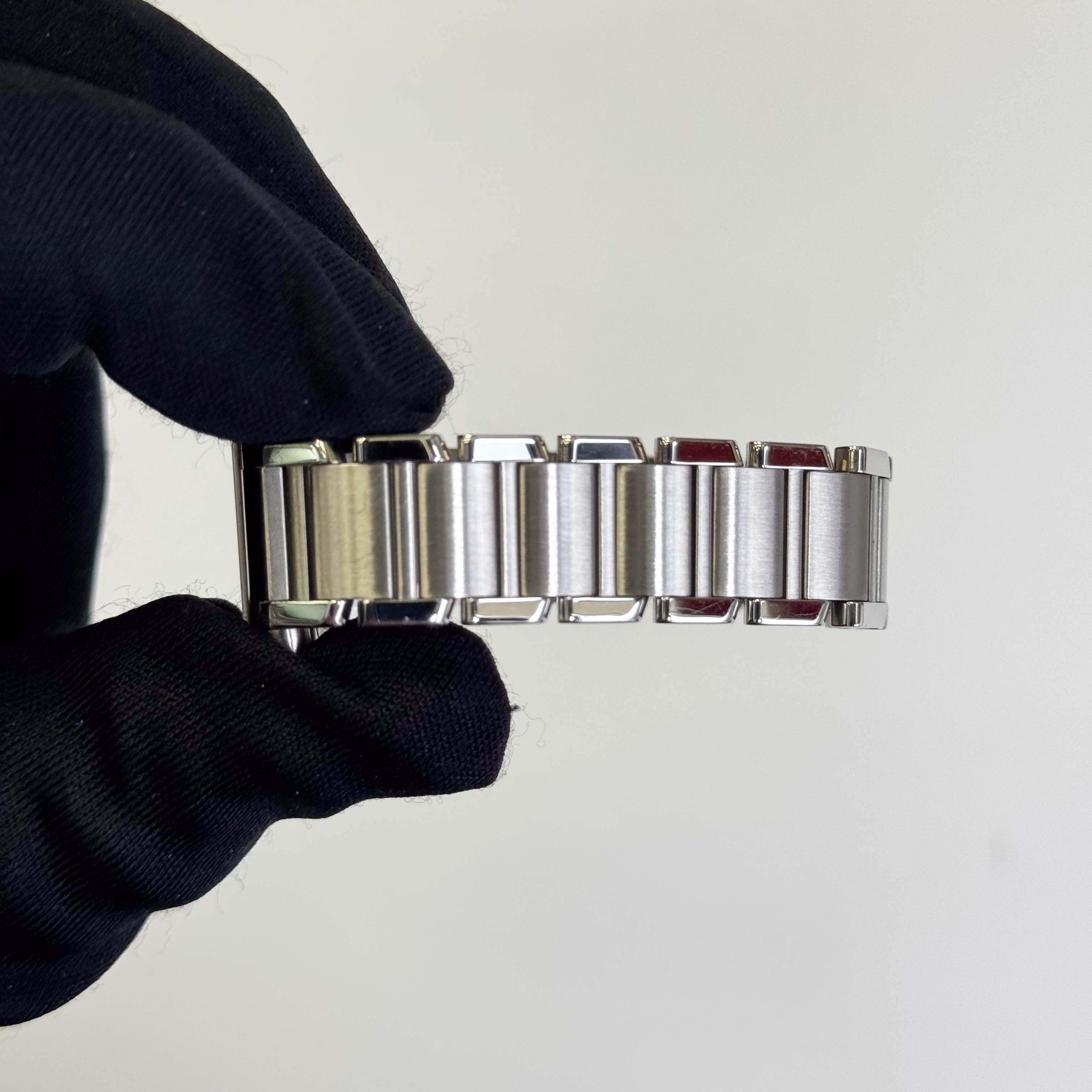 Cartier Tank Stainless Steel 20mm Ivory Dial Watch Ref# W51008Q3 - Happy Jewelers Fine Jewelry Lifetime Warranty