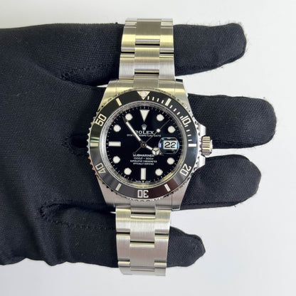 Rolex Submariner 41mm Black Dial Watch Ref# 126610LN - Happy Jewelers Fine Jewelry Lifetime Warranty