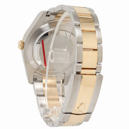 Rolex Mens Datejust Yellow Gold & Stainless Steel 41mm Champagne Stick Dial Watch Reference# 116333 - Happy Jewelers Fine Jewelry Lifetime Warranty