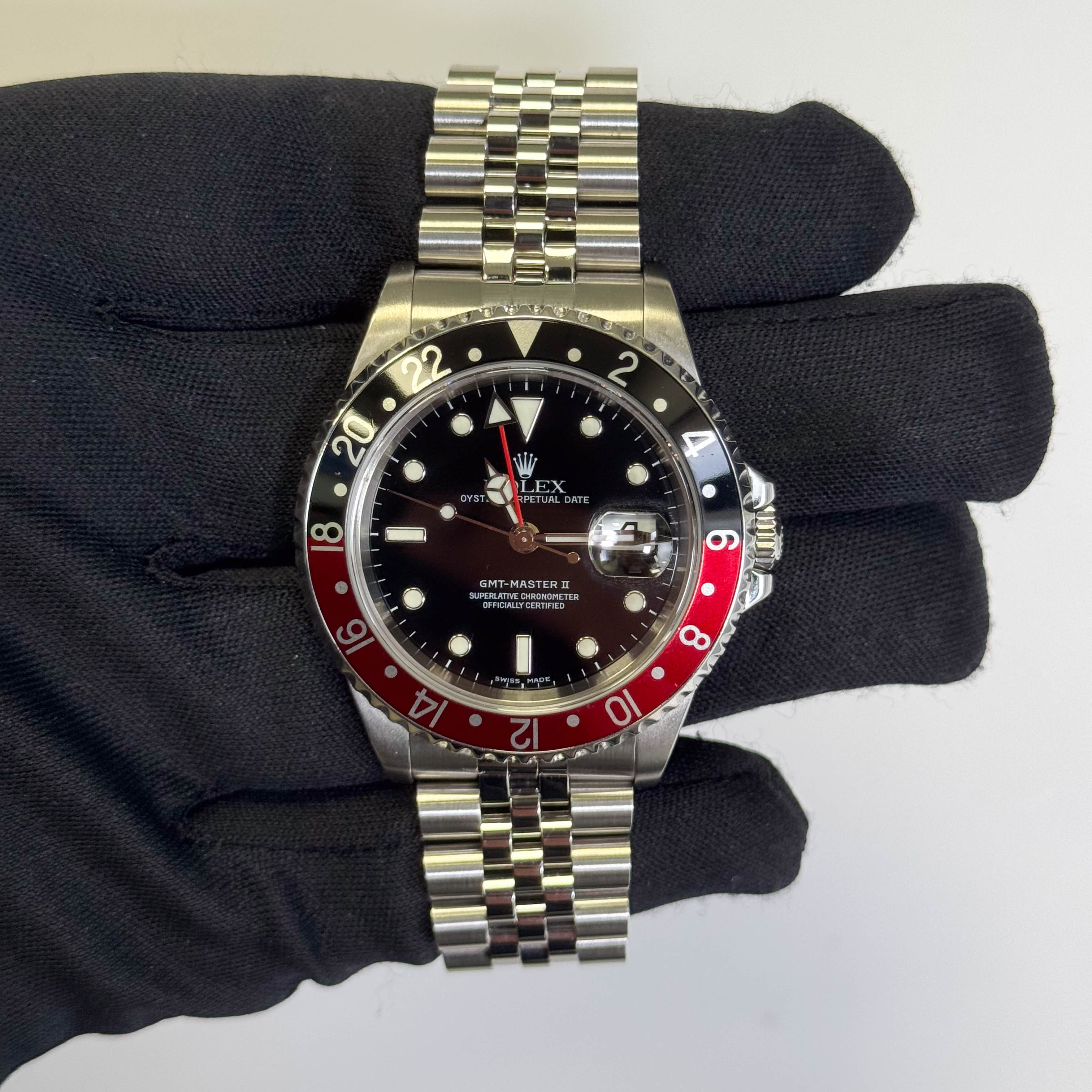 Rolex GMT-Master II 40mm Black Dial Watch Ref# 16710 - Happy Jewelers Fine Jewelry Lifetime Warranty