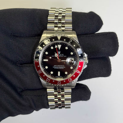 Rolex GMT-Master II 40mm Black Dial Watch Ref# 16710 - Happy Jewelers Fine Jewelry Lifetime Warranty