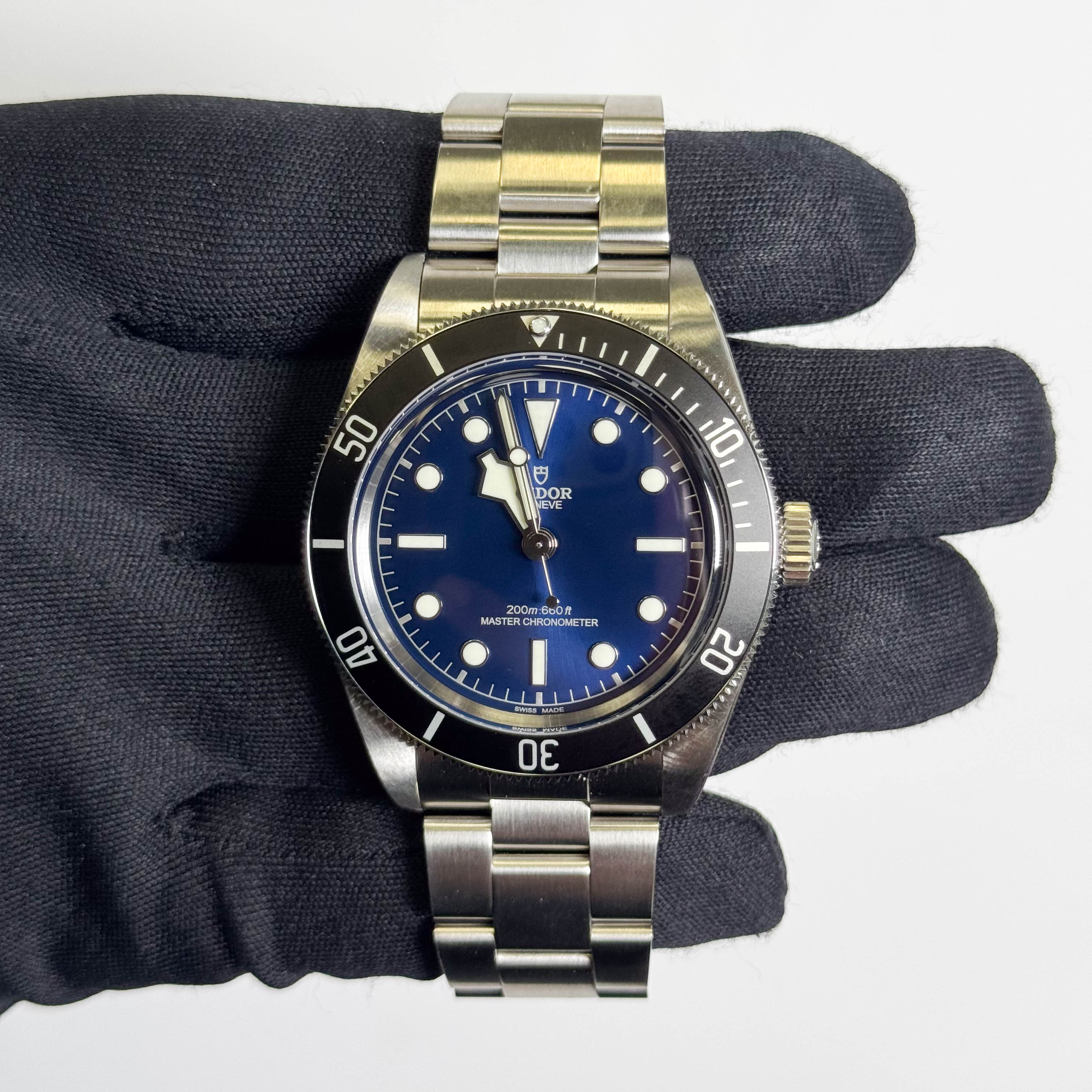 Tudor Black Bay 68 43mm Blue Dial Watch Ref# 7943A1A0NU - Happy Jewelers Fine Jewelry Lifetime Warranty