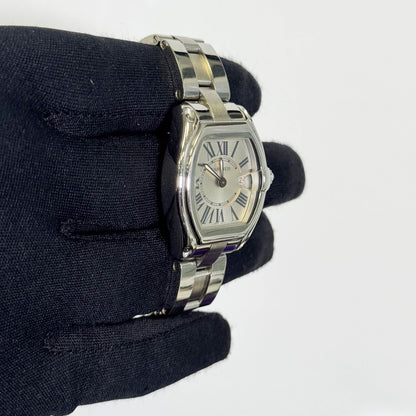 Cartier Roadster Stainless Steel 31mm Silver Dial Watch Ref# W62016V3 - Happy Jewelers Fine Jewelry Lifetime Warranty