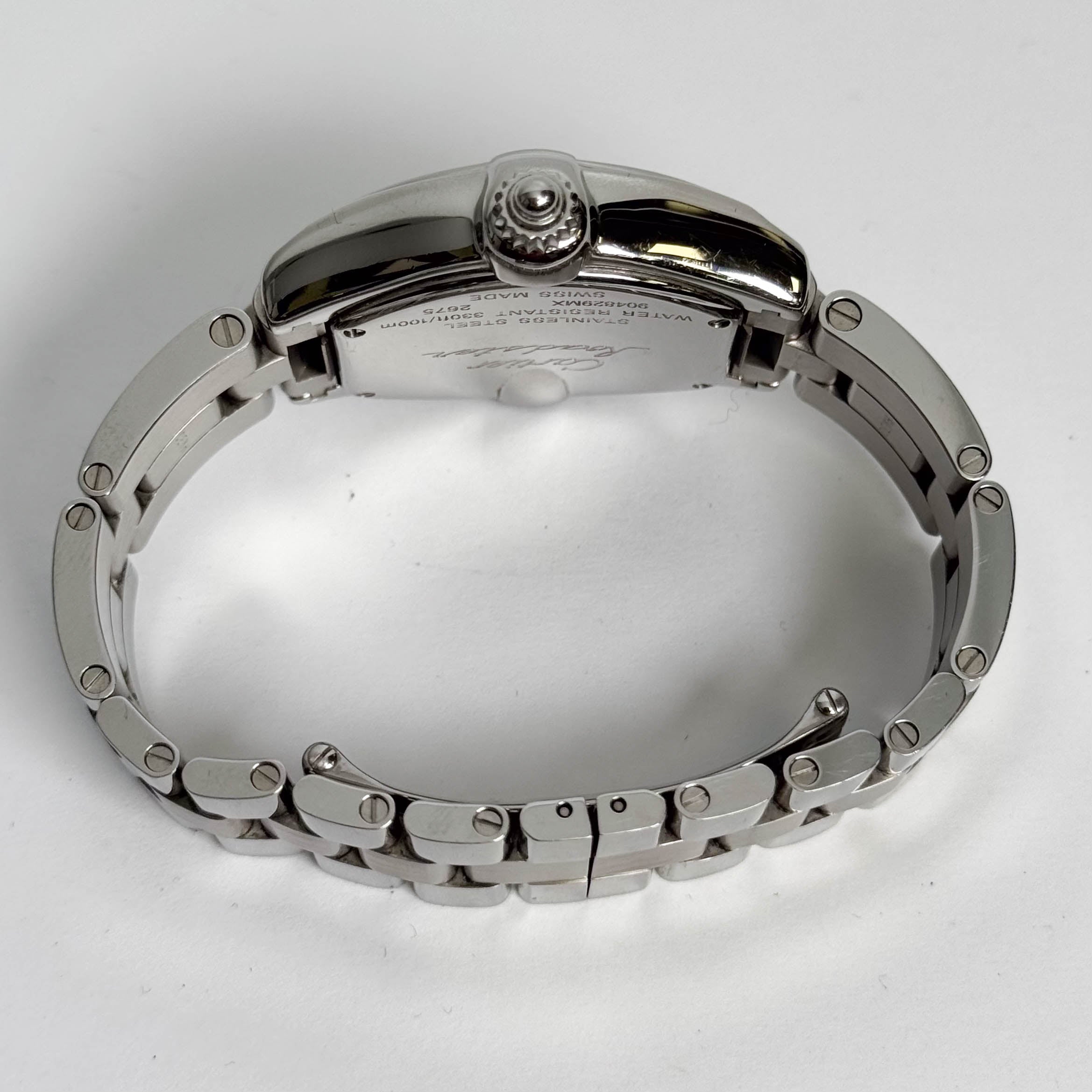 Cartier Roadster Stainless Steel 31mm Silver Dial Watch Ref# W62016V3 - Happy Jewelers Fine Jewelry Lifetime Warranty