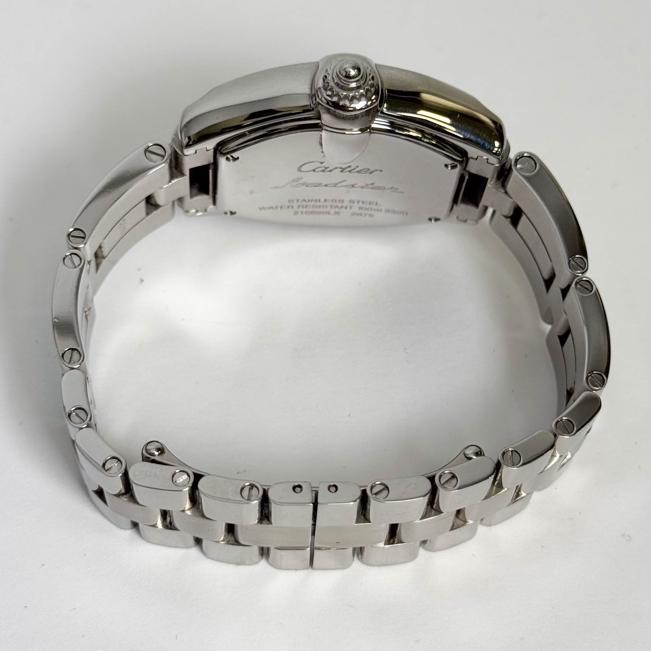 Cartier Roadster 30mm Pink Dial Watch Ref# W62054V3 - Happy Jewelers Fine Jewelry Lifetime Warranty