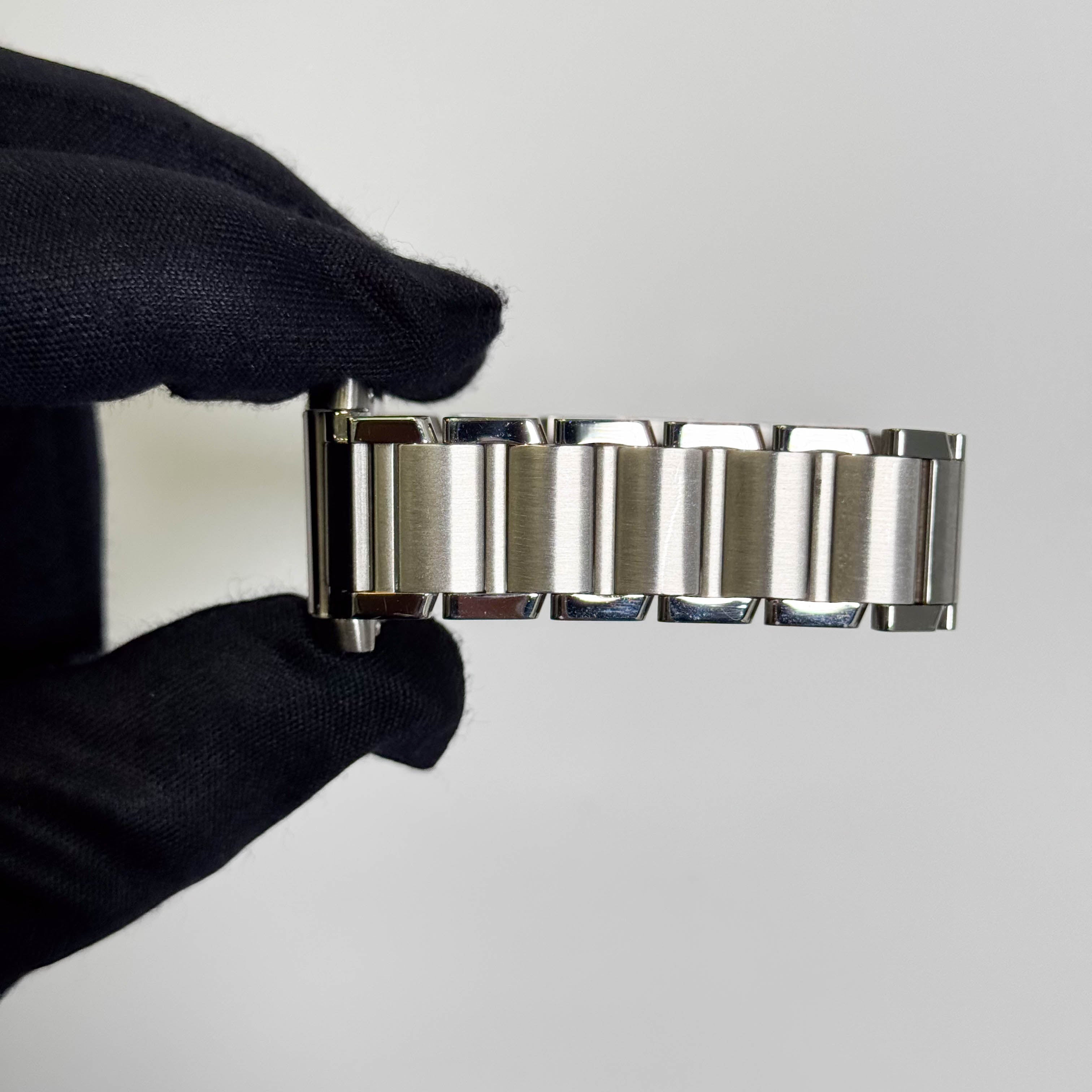 Cartier Tank Stainless Steel 25mm White/Ivory Dial Watch Ref# W51011Q3 - Happy Jewelers Fine Jewelry Lifetime Warranty