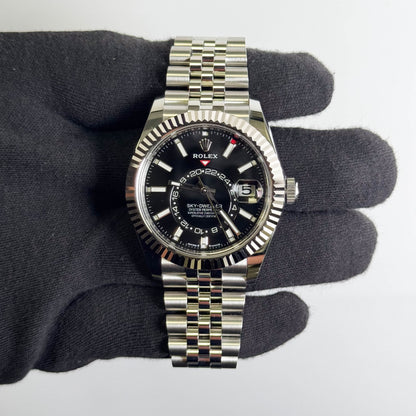 Rolex Sky-Dweller 42mm Black Dial Watch Ref# 336934