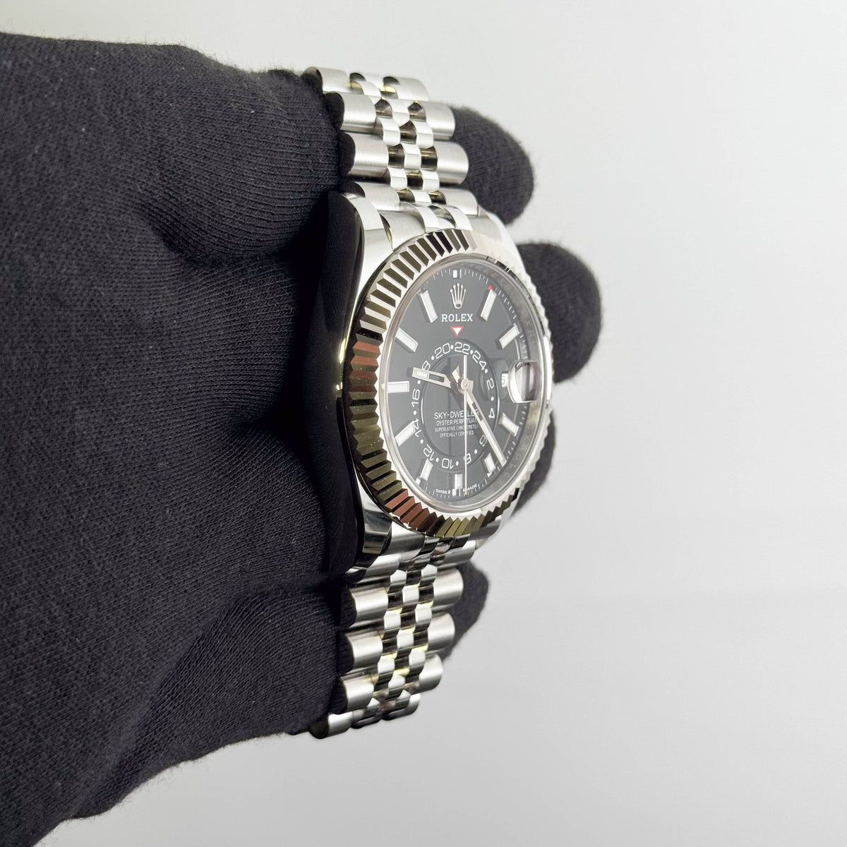 Rolex Sky-Dweller 42mm Black Dial Watch Ref# 336934