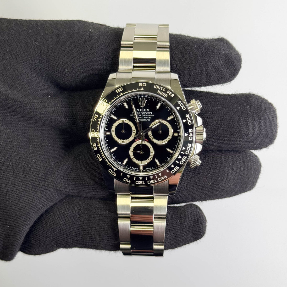 Rolex Daytona 40mm Black Dial Watch Ref# 126500LN