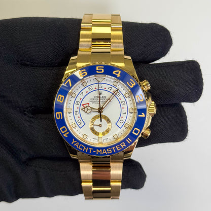 Rolex Yacht-Master II 44mm White Dial Watch Ref# 116688