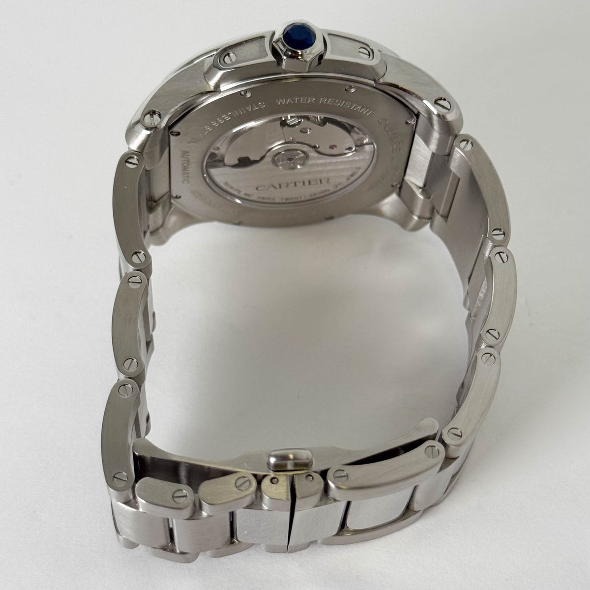 Cartier Calibre De 42mm Silver Dial Watch Ref# W7100015 - Happy Jewelers Fine Jewelry Lifetime Warranty