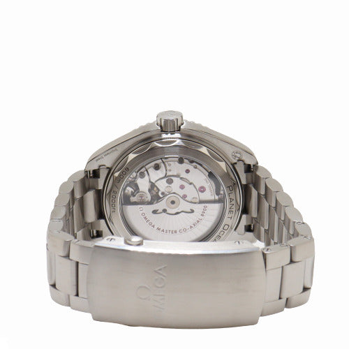 Omega Mens Seamaster Planet Ocean Stainless Steel Black Stick Dial Watch Reference# 215.30.44.21.01.001 - Happy Jewelers Fine Jewelry Lifetime Warranty