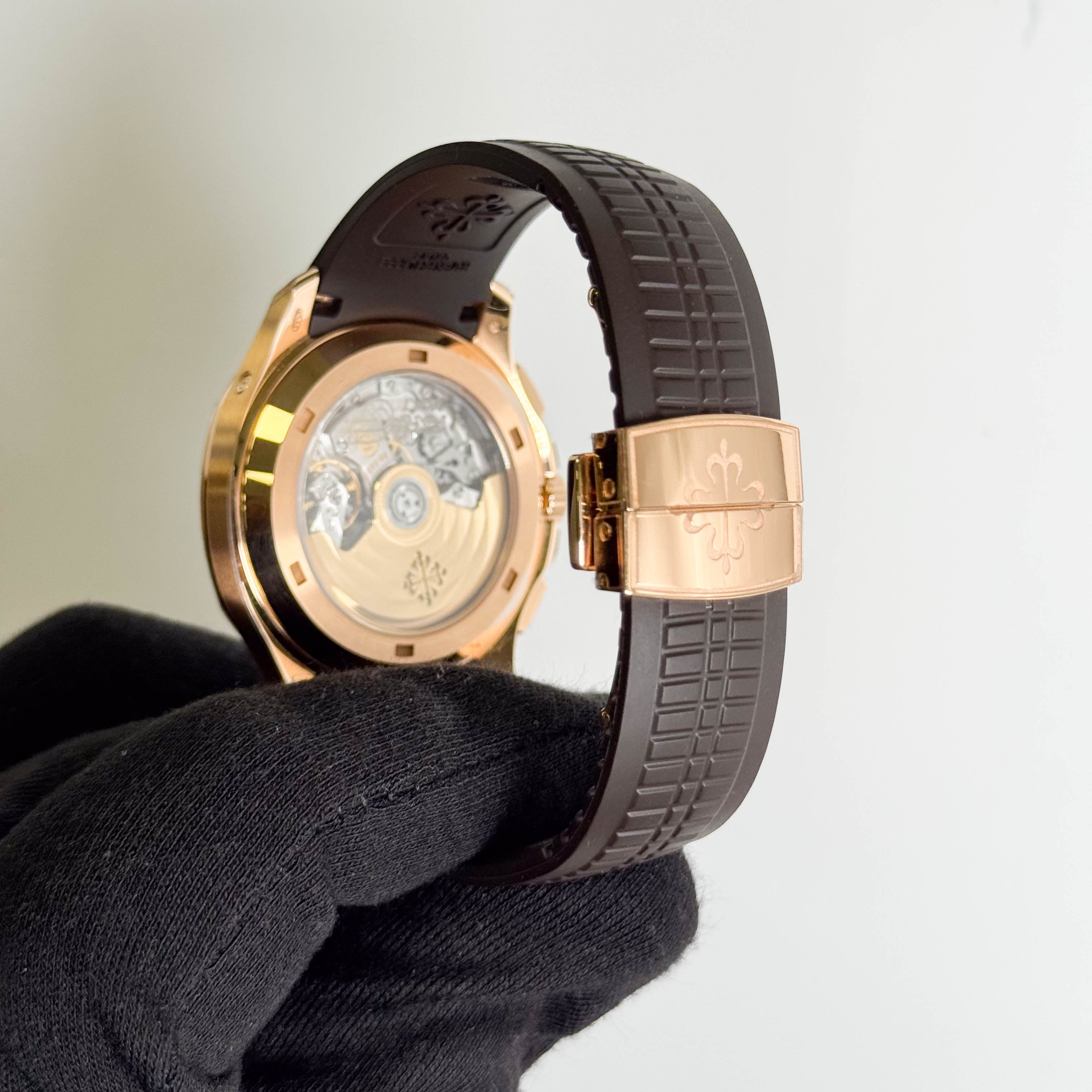 Patek Philippe Aquanaut 42mm Brown Dial Watch Ref# 5968R-001