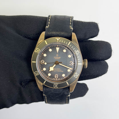 Tudor Black Bay Bronze 41mm Black Dial Watch Ref# 79250BA