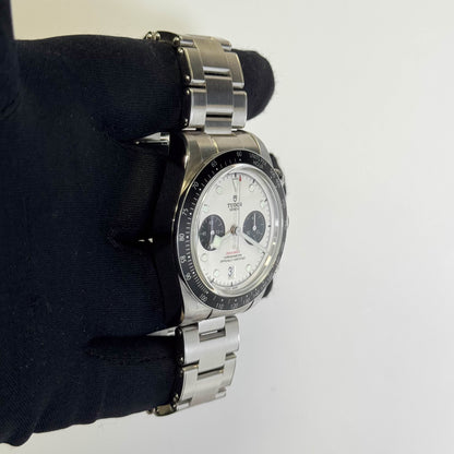 Tudor Black Bay Chrono 41mm White Chronograph Dial Watch Ref# 79360N