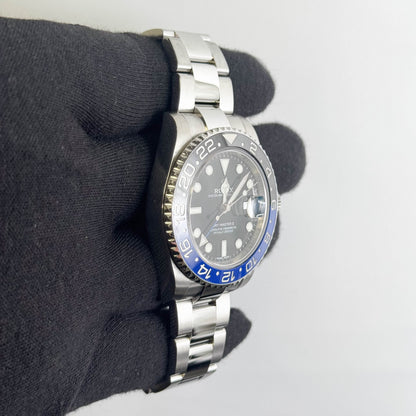 Rolex GMT-Master II "Batman" 40mm Black Dial Watch Ref# 126710BLNR