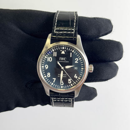 IWC Pilot's 40mm Black Dial Watch Ref# IW327009 - Happy Jewelers Fine Jewelry Lifetime Warranty